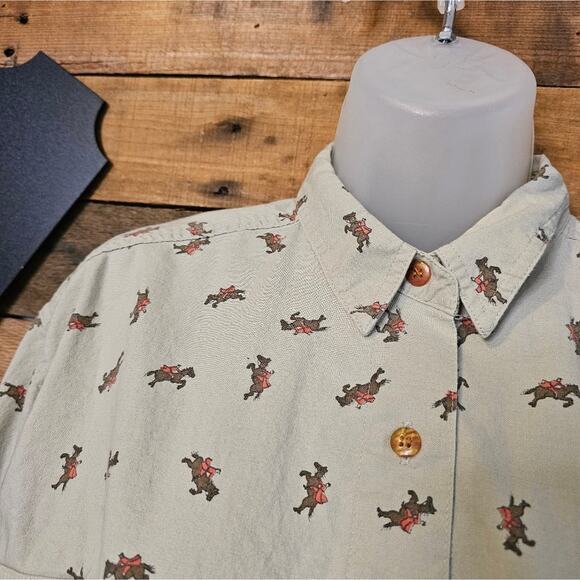 Sudden Impact women's vintage 80's/90's horse theme shirt size m - Picture 3 of 16